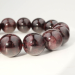 Orijinal Garnet (Lal) Doğal Taş Bileklik (14-15mm) - Görsel 6