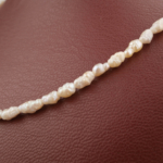 Havuz İnci Doğal Taş Çelik Kolye (4x6mm) - Görsel 6
