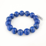 6A+ Kalite Lapis Lazuli Doğal Taş Bileklik (16-17mm) - Görsel 2