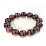 Orijinal Garnet (Lal) Doğal Taş Bileklik (14-15mm) - Görsel 4