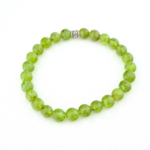 5A Kalite Zebercet Doğal Taş Bileklik (8mm) - Görsel 3
