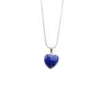 Lapis Lazuli Doğal Taş Metal Kolye