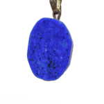 Lapis Lazuli Doğal Taş Metal Kolye - Görsel 2
