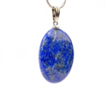Lapis Lazuli Doğal Taş Metal Kolye - Görsel 2