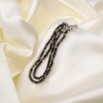 Orijinal Obsidyen Doğal Taş Bayan Kolye (2-3mm)