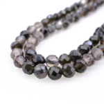 Orijinal Obsidyen Doğal Taş Bayan Kolye (2-3mm) - Görsel 4