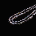 Orijinal Obsidyen Doğal Taş Bayan Kolye (2-3mm) - Görsel 5