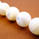 Orijinal Sedef Doğal Taş 33 Gümüş Tesbih (8mm) - Görsel 2