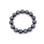 Orijinal Rainbow Obsidyen Doğal Taş Bileklik (14mm) - Görsel 4