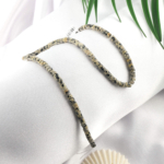 toptan doğal taş dizi benekli jasper 4x2mm rondel kesim profesyonel dizim için doğal taş