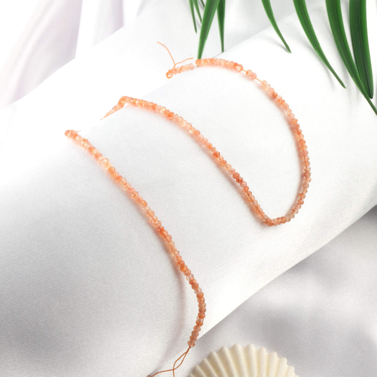 toptan doğal taş dizi güneştaşı 2x3mm rondel kesim profesyonel dizim için doğal taş