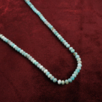 toptan doğal taş dizi larimar 6mm rondel kesim profesyonel dizim için doğal taş