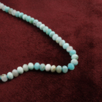 toptan doğal taş dizi larimar 6mm rondel kesim profesyonel dizim için doğal taş