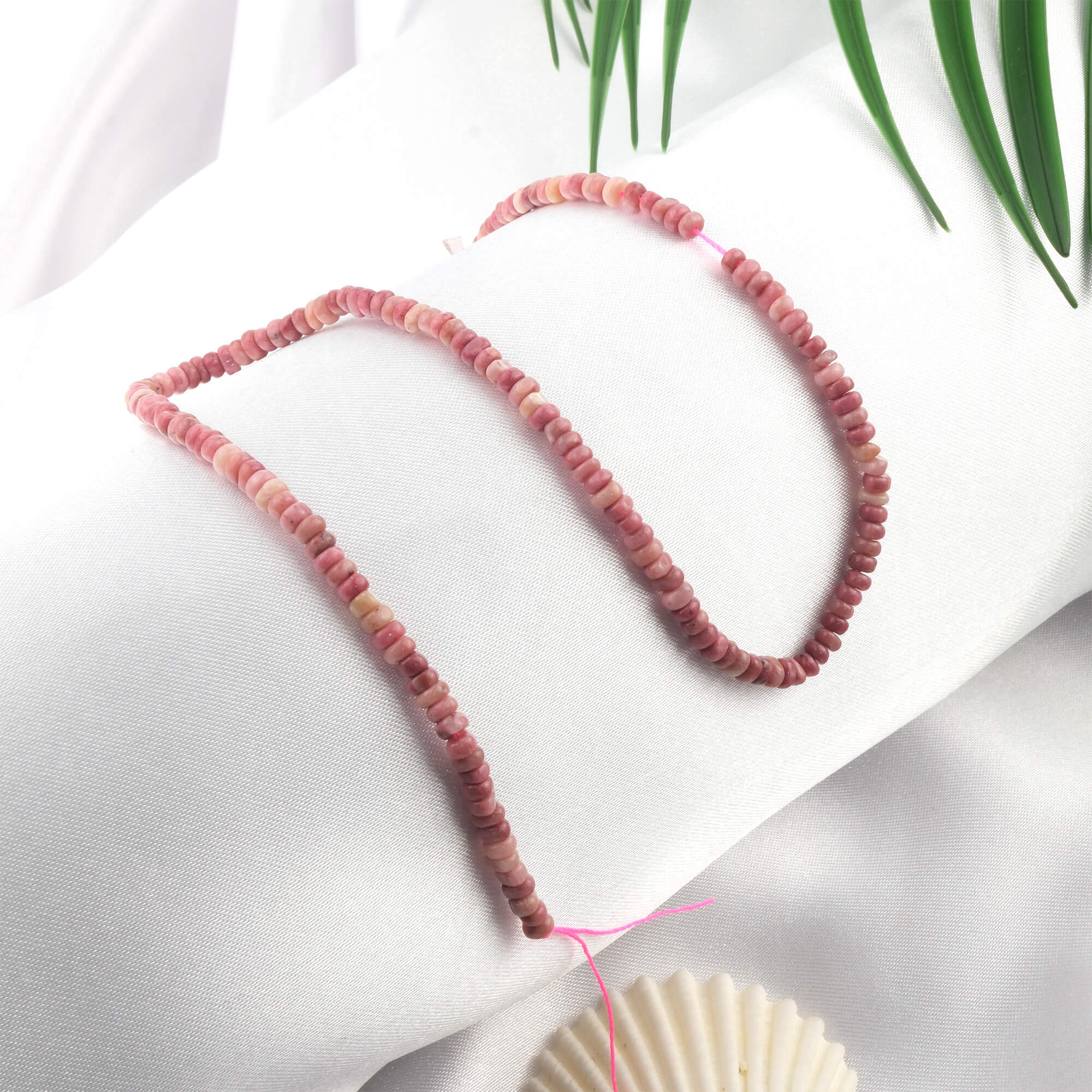 rondel-kesim-rodonit-dizi-dogal-tas-dizi-4x2mm-safir-tas-evi- (1) toptan doğal taş dizi rodonit 4x2mm rondel kesim profesyonel dizim için doğal taş