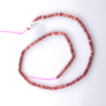 toptan doğal taş dizi rodonit 4x2mm rondel kesim profesyonel dizim için doğal taş