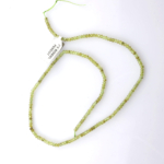 toptan doğal taş dizi zebercet peridot 2x3mm rondel kesim profesyonel dizim için doğal taş