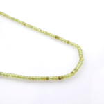 toptan doğal taş dizi zebercet peridot 2x3mm rondel kesim profesyonel dizim için doğal taş
