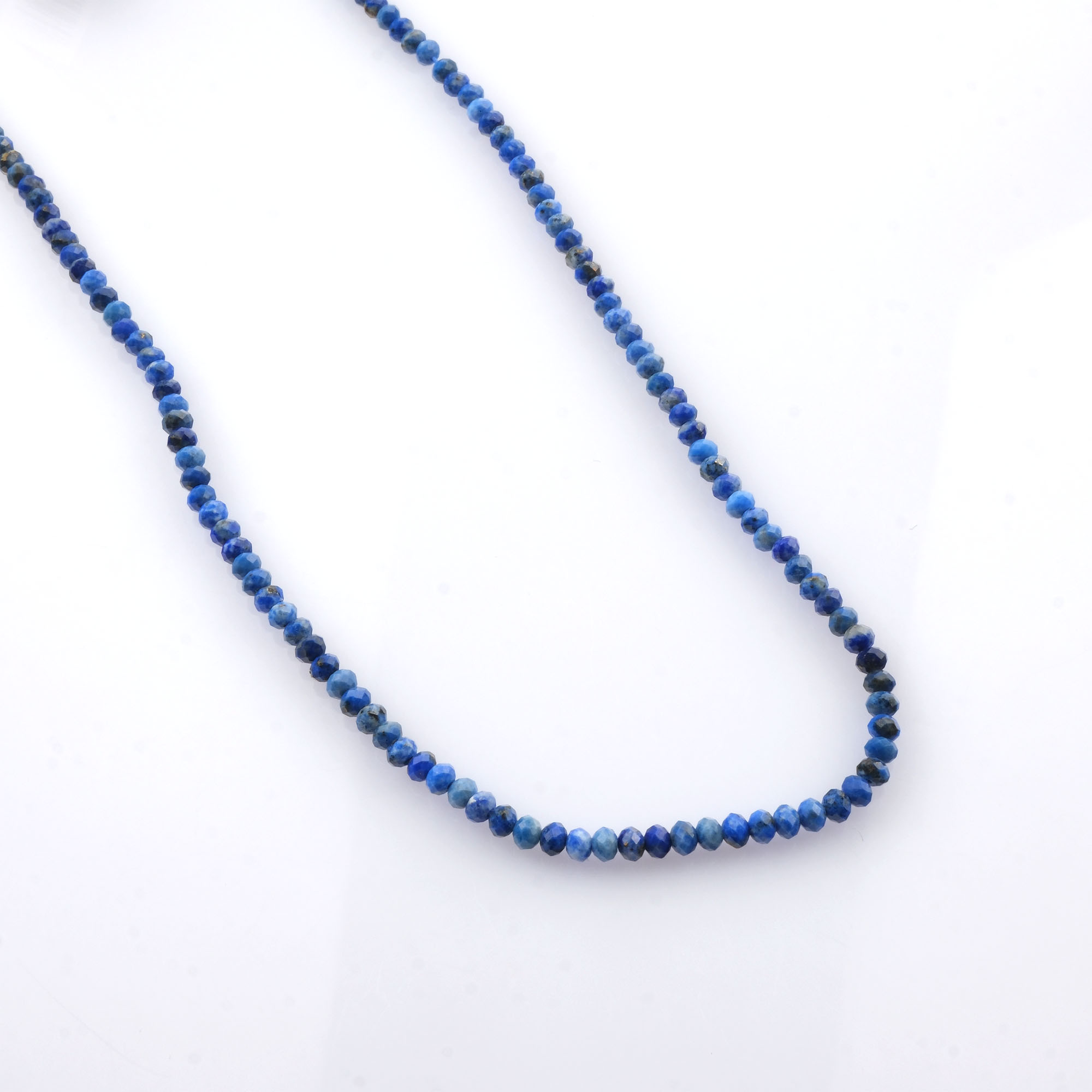 toptan doğal taş dizi lapis lazuli 3x2mm rondel kesim profesyonel dizim için doğal taş