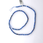 toptan doğal taş dizi lapis lazuli 3x2mm rondel kesim profesyonel dizim için doğal taş