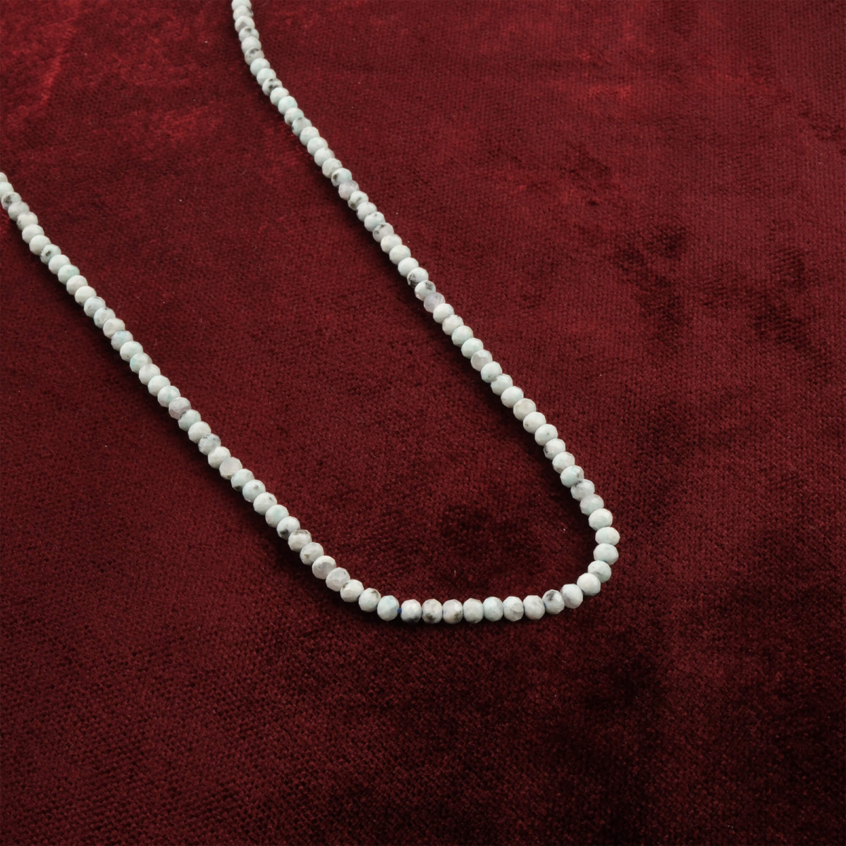 toptan doğal taş dizi larimar 4mm rondel kesim profesyonel dizim için doğal taş
