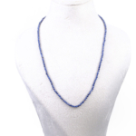 Orijinal Safir Doğal Taş Bayan Kolye (2mm) - Görsel 2