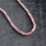 toptan doğal taş dizi pembe kuvars 12x8mm silindir kesim profesyonel dizim için doğal taş