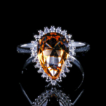 Zültanit Doğal Taş Gümüş Bayan Yüzük - Görsel 6