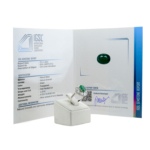 Orijinal Uluslararası Sertifikalı Zambiya Zümrüt Gümüş Bayan Yüzük (2.10ct) - Görsel 5