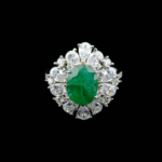 Orijinal Uluslararası Sertifikalı Zambiya Zümrüt Gümüş Bayan Yüzük (2.10ct) - Görsel 6