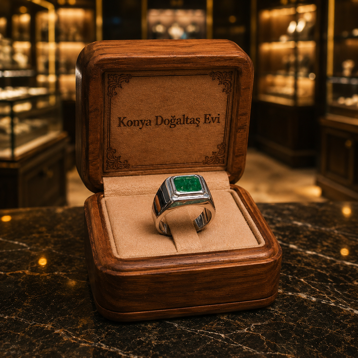 zambiya-zumrut-dogal-tas-gumus-tasarım-yuzuk Handgefertigter Designring aus 925er Sterlingsilber im modernen Look mit einem 3,85 Karat originalen sambischen Smaragd, präsentiert in einer individuellen Holzkiste namens 1 (9).png.