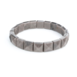 Orijinal Silver Obsidyen Doğal Taş Rolex Bileklik - Görsel 2