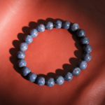 Pulsera de diseño elegante adornada con cuentas de 8-9mm de gema de zafiro azul natural original calidad 5A+.