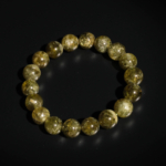 Pulsera de diseño adornada con cuentas de 11-12mm de gema de peridoto natural original calidad 6A+.