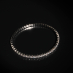 Pulsera tennis de diseño elegante en plata de ley 925 con deslumbrantes cristaux de Swarovski.