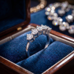 Sertifikalı Orijinal Moissanite (Mozanite) Taşlı 925 Ayar Gümüş Tasarım Yüzük