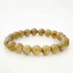 Pulsera de diseño adornada con cuentas de 9-10mm de gema de peridoto natural original calidad 6A+.