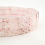 Bracelet de prestige orné de perles coupe rolex en pierre naturelle super seven originale.