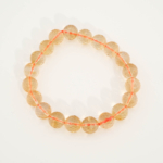 Klassisches Luxus-Design-Armband aus originalen fasetten-geschliffenen 9-10mm 8A+ Citrin-Natursteinen.