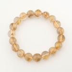 Luxus-Design-VIP-Armband aus originalen 10,23-10,28mm 10A+ rutiliertem Rauchquarz-Natursteinen mit internationalem Zertifikat.