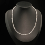 Herkimer Diamond (Elmas) Doğal Taş 925 Ayar Gümüş Tasarım Kadın Kolye - Görsel 5