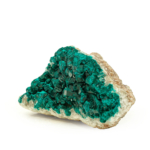 Orijinal zümrüt yeşili kristal yapıda doğal dioptaz dioptas taşı ham parça kütle 159,6gr 6x7cm.