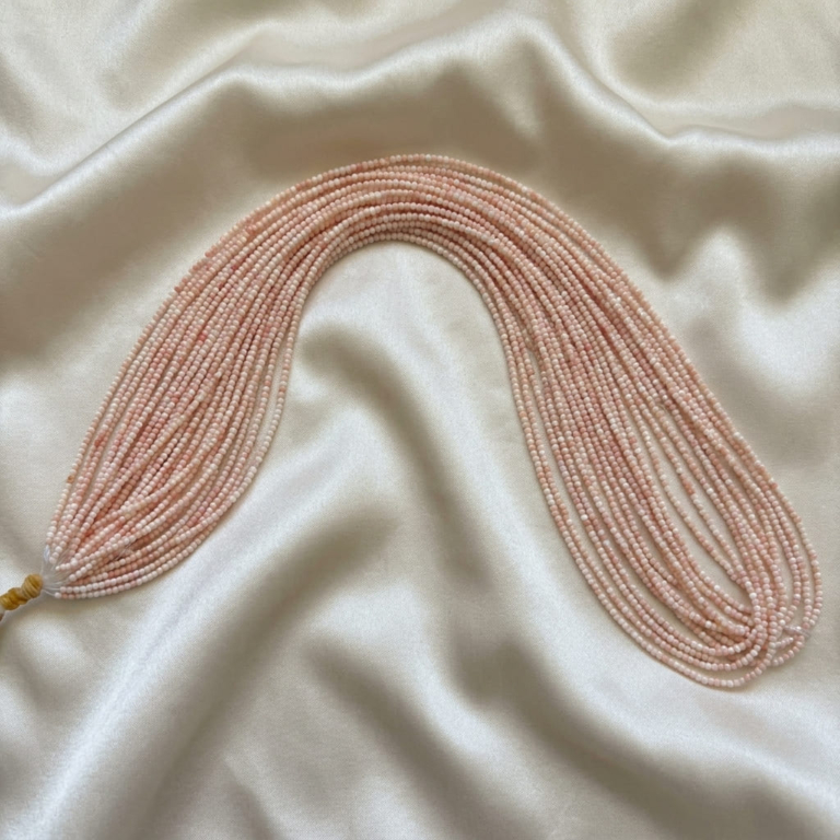 2 mm pembe sedef dizi boncuk