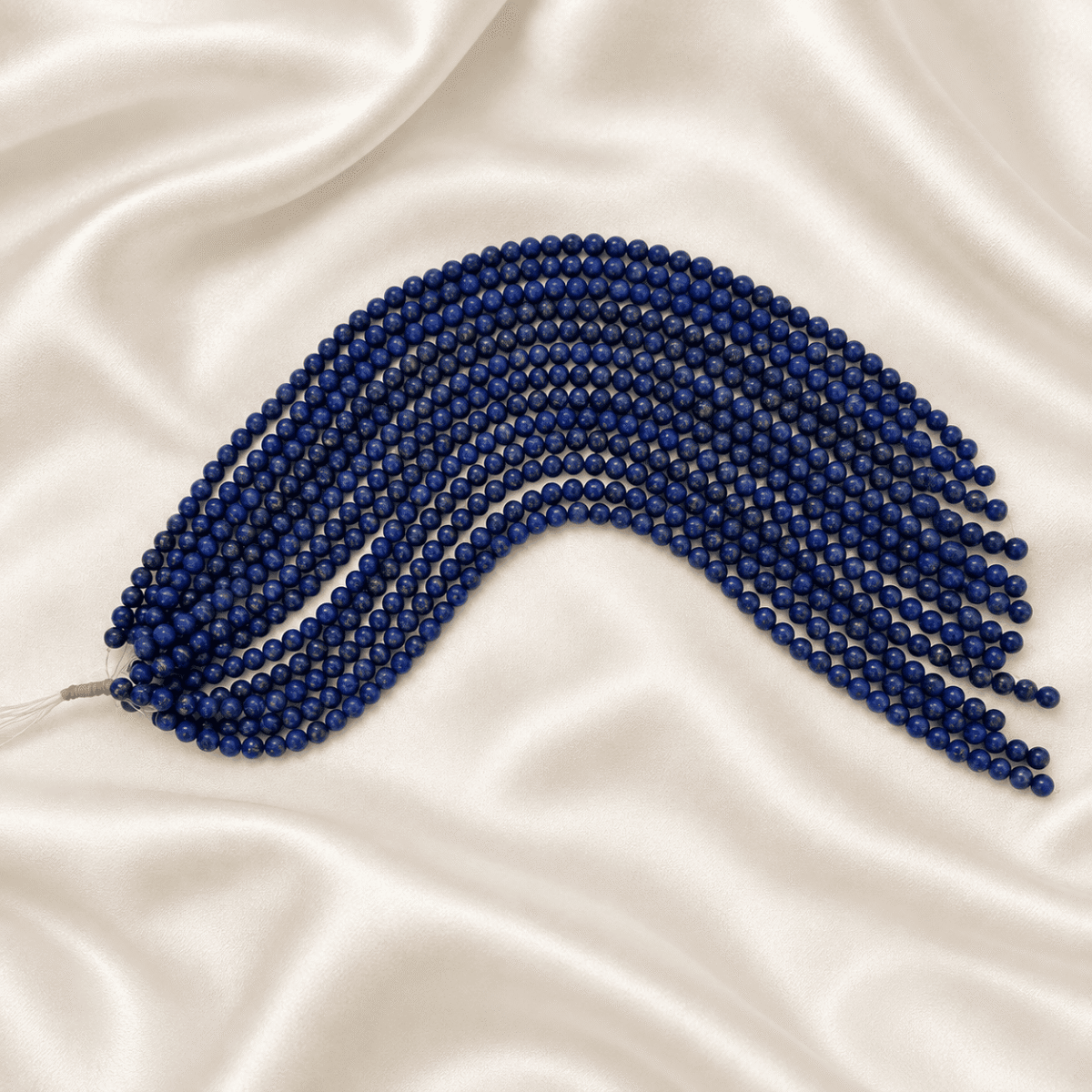 8 mm Lapis Lazuli doğal taş dizi boncuk