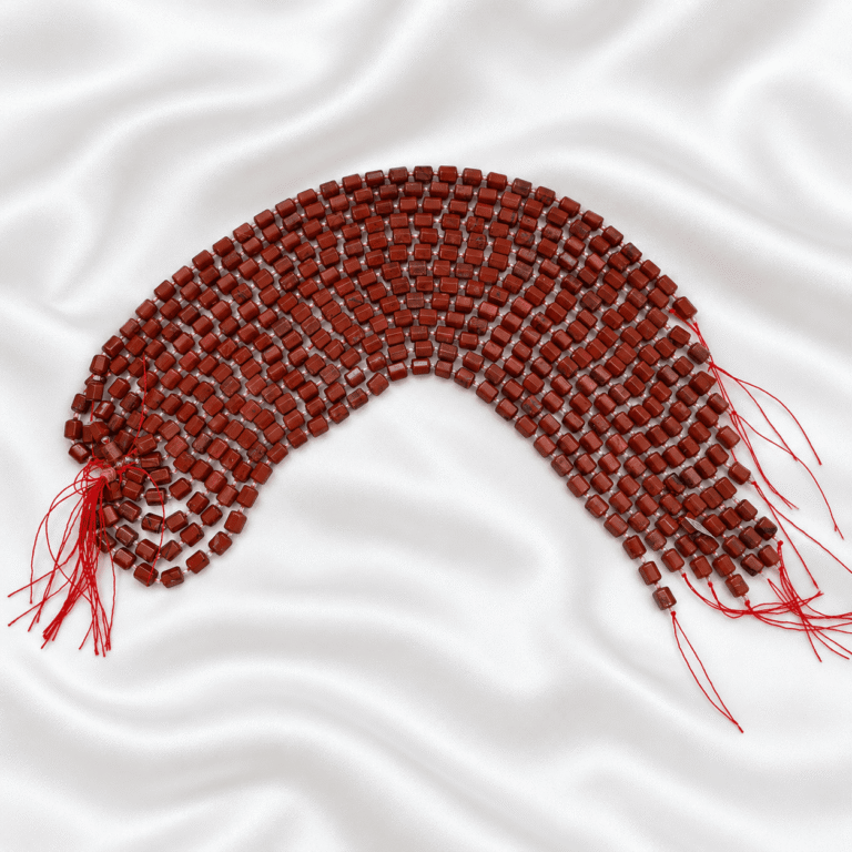 8x10 mm hegzagonal kesim Kırmızı Jasper doğal taş dizi boncuk